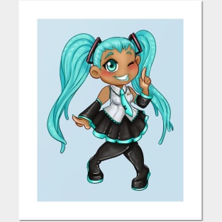 Hatsune Miku, At your service! Posters and Art